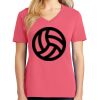 Cotton Women's V-neck Tee sing united test Thumbnail