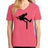 Cotton Women's V-neck Tee sing united test Thumbnail
