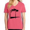 Cotton Women's V-neck Tee sing united test Thumbnail