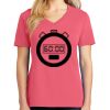 Cotton Women's V-neck Tee sing united test Thumbnail