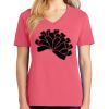 Cotton Women's V-neck Tee sing united test Thumbnail