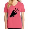 Cotton Women's V-neck Tee sing united test Thumbnail