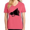 Cotton Women's V-neck Tee sing united test Thumbnail