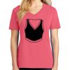 Cotton Women's V-neck Tee sing united test Thumbnail