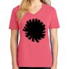 Cotton Women's V-neck Tee sing united test Thumbnail