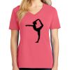 Cotton Women's V-neck Tee sing united test Thumbnail