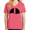 Cotton Women's V-neck Tee sing united test Thumbnail