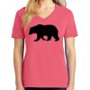 Cotton Women's V-neck Tee sing united test Thumbnail