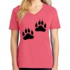 Cotton Women's V-neck Tee sing united test Thumbnail