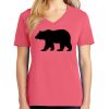 Cotton Women's V-neck Tee sing united test Thumbnail