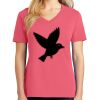 Cotton Women's V-neck Tee sing united test Thumbnail
