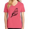 Cotton Women's V-neck Tee sing united test Thumbnail