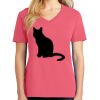 Cotton Women's V-neck Tee sing united test Thumbnail