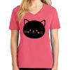 Cotton Women's V-neck Tee sing united test Thumbnail