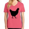 Cotton Women's V-neck Tee sing united test Thumbnail