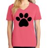 Cotton Women's V-neck Tee sing united test Thumbnail