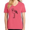 Cotton Women's V-neck Tee sing united test Thumbnail