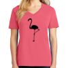 Cotton Women's V-neck Tee sing united test Thumbnail