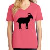 Cotton Women's V-neck Tee sing united test Thumbnail