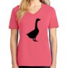 Cotton Women's V-neck Tee sing united test Thumbnail