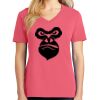 Cotton Women's V-neck Tee sing united test Thumbnail