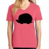 Cotton Women's V-neck Tee sing united test Thumbnail