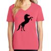 Cotton Women's V-neck Tee sing united test Thumbnail
