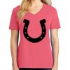 Cotton Women's V-neck Tee sing united test Thumbnail