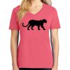 Cotton Women's V-neck Tee sing united test Thumbnail