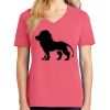 Cotton Women's V-neck Tee sing united test Thumbnail
