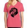 Cotton Women's V-neck Tee sing united test Thumbnail