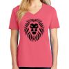 Cotton Women's V-neck Tee sing united test Thumbnail