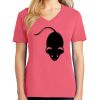 Cotton Women's V-neck Tee sing united test Thumbnail