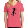 Cotton Women's V-neck Tee sing united test Thumbnail