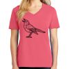 Cotton Women's V-neck Tee sing united test Thumbnail