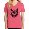 Cotton Women's V-neck Tee sing united test Thumbnail