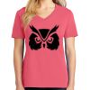 Cotton Women's V-neck Tee sing united test Thumbnail