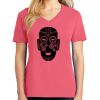 Cotton Women's V-neck Tee sing united test Thumbnail