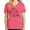 Cotton Women's V-neck Tee sing united test Thumbnail
