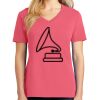 Cotton Women's V-neck Tee sing united test Thumbnail