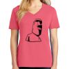 Cotton Women's V-neck Tee sing united test Thumbnail