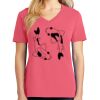 Cotton Women's V-neck Tee sing united test Thumbnail