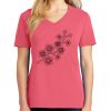 Cotton Women's V-neck Tee sing united test Thumbnail