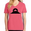 Cotton Women's V-neck Tee sing united test Thumbnail