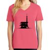 Cotton Women's V-neck Tee sing united test Thumbnail
