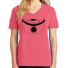Cotton Women's V-neck Tee sing united test Thumbnail