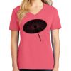 Cotton Women's V-neck Tee sing united test Thumbnail