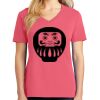 Cotton Women's V-neck Tee sing united test Thumbnail