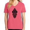 Cotton Women's V-neck Tee sing united test Thumbnail