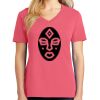 Cotton Women's V-neck Tee sing united test Thumbnail